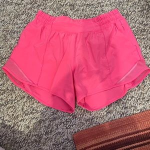 Lululemon Hotty Hot Shorts Long Pink